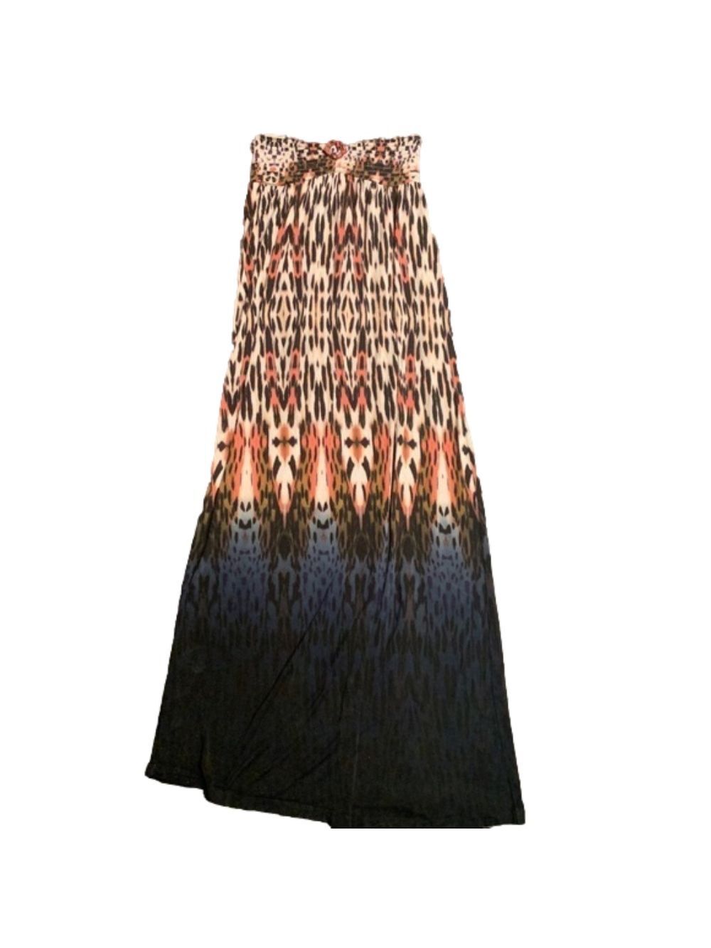 American Rag Strapless Animal Print Dress